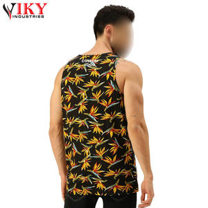 Gym Wear Tank Top Custom logo Sublimation Best Supplier Fitness Wear Good Selling Bodybuilding Gym Workout Wear Tank Top for Men - Product Image 2