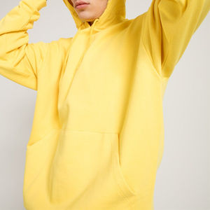 Pull à capuche thermique 100% coton pour hommes Qualité supérieure Polaire épaisse Taille personnalisée Impression OEM Service pour l'hiver Streetwear - Product Image 4