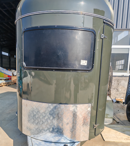 Remolque para Caballos de Carga Recta para 2 Caballos con Eje Doble de Acero Galvanizado en Caliente, Frenos Eléctricos, Capacidad de Carga de 2700 kg, Estándar ADR - Product Image 2