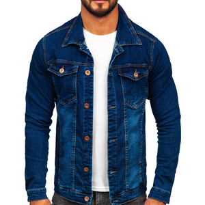 Vestes en jean pour hommes de style streetwear tendance, hiver 2025, devant de haute qualité, décontractées, manches longues, respirantes, séchage rapide, vente en gros - Product Image 2