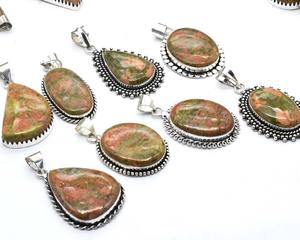 Tendance chaude 925 Antigue Pendentif En Argent Superbe Unakite Gemstone Vintage En Vrac En Gros De Mode Collier Bijoux Christian - Product Image 3