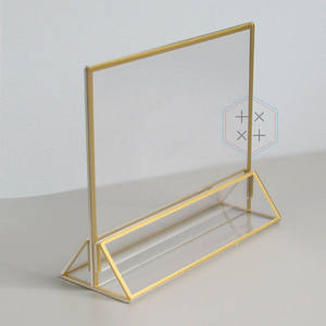 โต๊ะอะคริลิยืนแสดงเมนูด้านบนสำหรับร้านค้า - Product Image 4