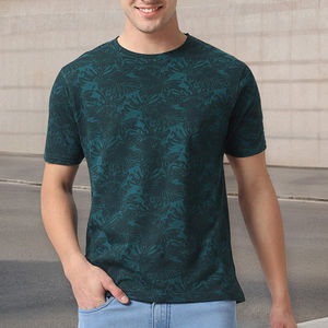 Camisetas de algodón 100% de alta calidad para hombre, estilo informal a la moda con logotipo personalizado, servicios OEM, camiseta informal para hombre - Product Image 4