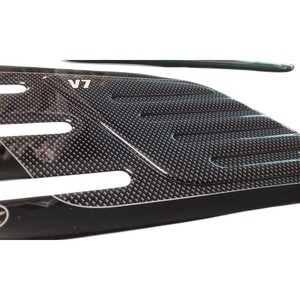 2 pezzi di protezioni laterali per ginocchia 3D compatibili con MOTO GUZZI V7, nuovi accessori per moto - Product Image 3