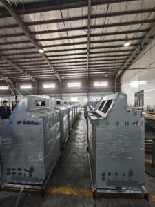 Gabinete de control frontal en ángulo de acero dulce para montaje de panel eléctrico industrial y montaje de interfaz de sistema de automatización - Product Image 2