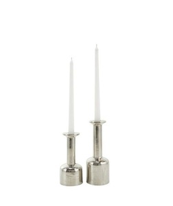 Juego de 2 candelabros de metal de diseño y portavelas para decoración de sala de estar - Product Image 1