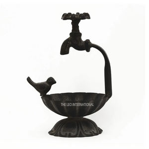 Robinet en métal et oiseau décoratif élégant de couleur noire pour le restaurant à la maison et le porte-savon d'hôtel à bon prix - Product Image 1