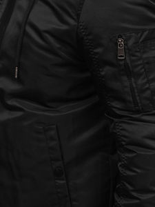 High Quality Puff <b>Padded</b> Zip up Puffer <b>Jackets</b> for Men and Women OEM Design Wholesale Men Puffer <b>Jacket</b> with Fur <b>Hood</b> - Product Image 3