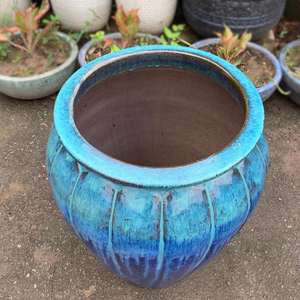 Pots de jardin en céramique d'argile durables, style américain, poterie tonale, écologiques, faits à la main, avec finition émaillée - Product Image 4