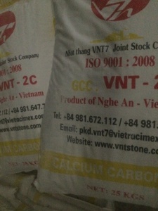 ผง CaCO3แคลเซียมคาร์บอเนตคาร์บอเนตคาร์บอเนตเนื้อหินอ่อนสีขาวของเวียดนามสำหรับใช้งานกับพลาสติก - Product Image 3