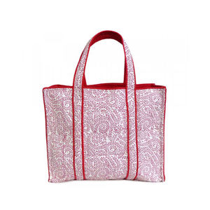 Newest Trending Direct Manufacturer Handmade <b>Tote</b> <b>Bag</b> Hand Block Printed Soft Cotton <b>Padded</b> Quilted <b>Tote</b> <b>Bag</b> for Sale - Product Image 1