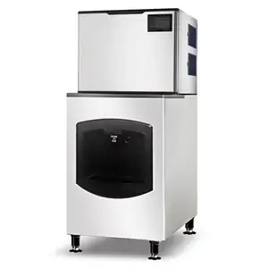 Chain hotel patenteado produto Cube Ice Dispenser Ice Maker máquina com caixa de armazenamento de gelo Bin para restaurante