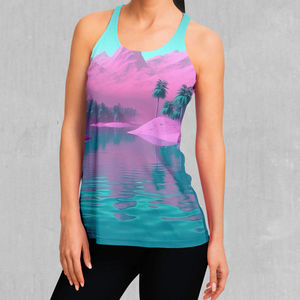 Camiseta sin mangas ecológica transpirable de secado rápido con estampado por sublimación informal para mujer a precio de venta al por mayor - Product Image 1