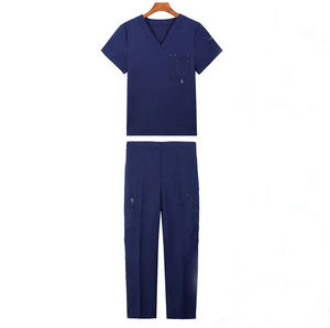 Ensemble de blouses médicales pour femmes, fabrication OEM ODM, conception personnalisée, haut et pantalon respirants, uniforme d'hôpital, export en gros - Product Image 6