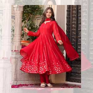 Ropa Étnica, Nuevo Salwar Kameez Moderno para Bodas y Fiestas, Ocasiones Festivas - Product Image 2
