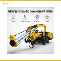 Foreuse hydraulique souterraine Jumbo pour le développement minier, couverture de 36 m² pour le forage de tunnels et les travaux dans la roche dure