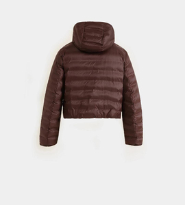 Vestes imprimées avec logo personnalisé OEM Vestes d'hiver à bulles pour femmes Manteau bouffant court brillant Vestes pour femmes - Product Image 2