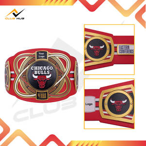 New England Patriots Championship Wrestling Belt Fútbol americano 2mm 4mm Aleación Automático Cuero genuino Cómodo - Product Image 4