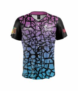 Maillot de baseball personnalisé avec logo, 100 % polyester, respirant, antibactérien, séchage rapide, ensemble de vêtements de sport unisexe de haute qualité, grandes tailles - Product Image 2