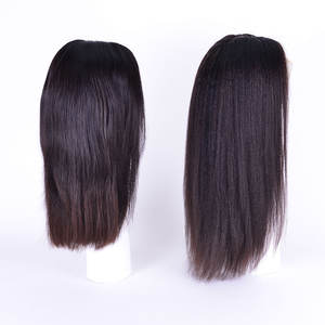 Perruques naturelles bouclées avec cuticules alignées, meilleures perruques vierges à donatrice unique, perruques de cheveux 100% bruts, fournisseur - Product Image 5