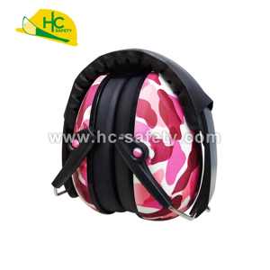 ที่ครอบหูพับได้ HC706 สีชมพูลายพรางสำหรับเด็กผู้หญิง สวมใส่สบาย เหมาะสำหรับโรงเรียน คอนเสิร์ต และการแสดงดอกไม้ไฟ - Product Image 4