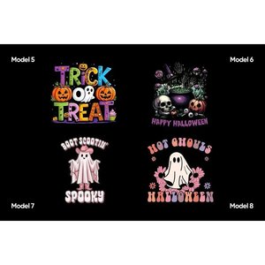 Sac réutilisable pour Halloween avec motif fantôme mignon, sac à bonbons recyclable - Product Image 4