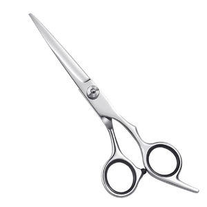 Ciseaux à cheveux 6,5 pouces droits en acier inoxydable pour droitiers, ciseaux de barbier professionnels pour hommes, outil de coupe de cheveux de salon professionnel, tranchant - Product Image 1