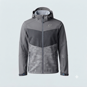 Nueva Chaqueta Softshell de Moda para Hombre, para Invierno, al por Mayor, Transpirable, de Secado Rápido, con Cierre y Cuello Alto, Ligera - Product Image 1
