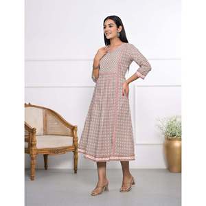 Vestido Corto de Algodón Estampado en Tonos Pastel con Aberturas, Estilo Casual Transpirable para Fiesta en la Playa, Cintura Baja - Product Image 6