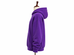 Sweat à capuche uni décontracté coupe classique en molleton 100 % coton, directement de l'usine, pour l'hiver, fabricant de marque privée - Product Image 4