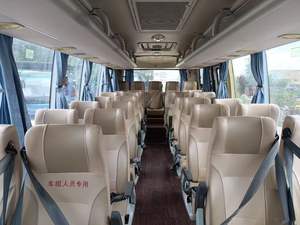 Autocar de tourisme King Long à un seul moteur arrière, 30 places, d'occasion, avec sièges en cuir - Product Image 6