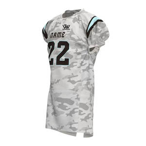 Meilleure vente uniforme de football américain 10% vêtements de sport en polyester avec manches courtes design respirant - Product Image 3