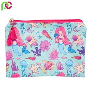 Custom Sizes Cotton Travel Cosmetic Bag Fashionable for Toiletry Pouch with Zipper for Cosmetics Blank <b>Makeup</b> Bag Printed - Product Image 3