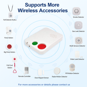Teletıp çağrı sistemi yaşlı çağrı SOS ile sonbahar algılama iki yönlü ses GSM tıbbi uyarı acil cihaz - Product Image 5
