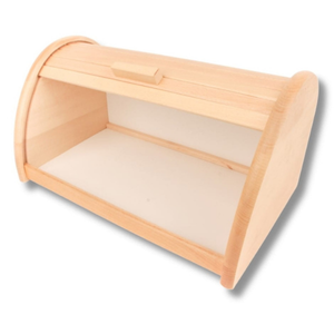 Beech <b>Wood</b> Modern <b>Bread</b> Box 40x25x20 cm 5 Colour Options Minimalist Wooden <b>Bread</b> <b>Bin</b> Wholesale Custom Logo - Product Image 3