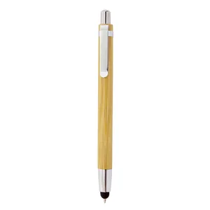 Penna a Sfera in Bambù Personalizzata Roswell, Gadget Promozionale - Product Image 1