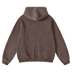 Custom 350 400g Heavyweight 80% Cotton 20% Polyester Terry Fleece Winter Pocket Oversized Digital Printing <b>Hoodie</b> - Product Image 3