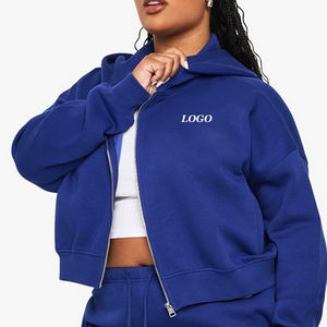 เสื้อฮู้ดซิปผู้หญิงทันสมัยสำหรับร้านค้าปลีกและออนไลน์ ผลิตจากผ้าเนื้อนุ่ม พร้อมฮู้ดปรับได้ สำหรับผู้ซื้อขายส่ง / 2026 - Product Image 1