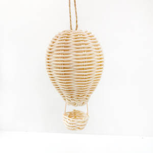 Ballon à air chaud en rotin fait à la main du Vietnam, décoration de chambre d'enfants, ballons suspendus modernes à vendre - Product Image 1