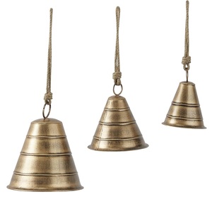 Nouvelle conception décor intérieur et extérieur cloche suspendue en laiton plaqué or pour l'utilisation de l'église du temple cloches suspendues - Product Image 4