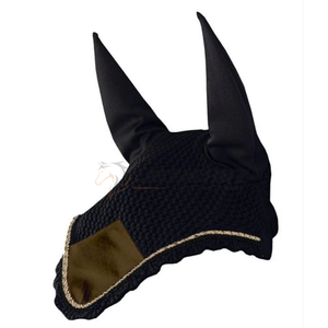 Gorro de mosca para caballos, cubierta de oreja de ganchillo transpirable, ligero, lavable, ajuste cómodo, hecho a mano en Pakistán, perfecto para jinetes - Product Image 4