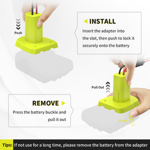 Power Wheel Batterie DC-Stecker Upgrade-Kit Kompatibel mit Ryobi 18V und Peg Perego Aufsitz-Autos - Product Image 6