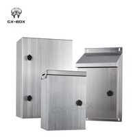 Boîte de jonction électrique étanche pour montage en surface extérieur en aluminium et acier inoxydable, panneau de commande, coffret, IP65