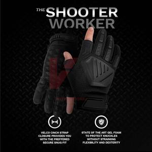 Guantes Tácticos Ligeros, Transpirables y Antideslizantes para Ciclismo, Motocross, Bicicleta de Montaña, Deportes al Aire Libre, Color Negro - Product Image 2