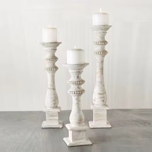 Nouveau design, accessoires de maison de qualité supérieure, photophore décoratif en bois, meilleur bougeoir en bois fait à la main - Product Image 3