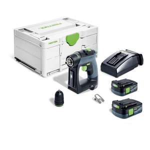 Taladro Inalámbrico Festool CXS 12 2,5-Plus de 12V con 2 Baterías, Cargador y Estuche - Product Image 1