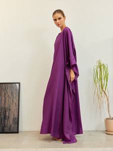 Nouveau caftan court en coton indien fait à la main pour femmes robes décontractées imprimées de luxe - Product Image 4
