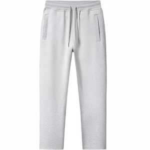 Pantalones de lona ligeros informales de cintura alta para hombre, pantalones de poliéster transpirables deportivos de secado rápido con logotipo personalizado para exteriores - Product Image 1