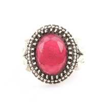 Bague pour homme en argent sterling 925, pierre de rubis ovale facettée, plaqué rhodium, bijoux fins, à porter au quotidien, certifiée IGI, 12,83 g