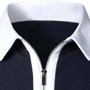 Service OEM Broderie Personnalisée Chemises Polos pour Hommes Surdimensionné en Coton Grande Taille Style Décontracté Fabriqué au Pakistan T-shirt pour Hommes Demi-fermeture Éclair - Product Image 3